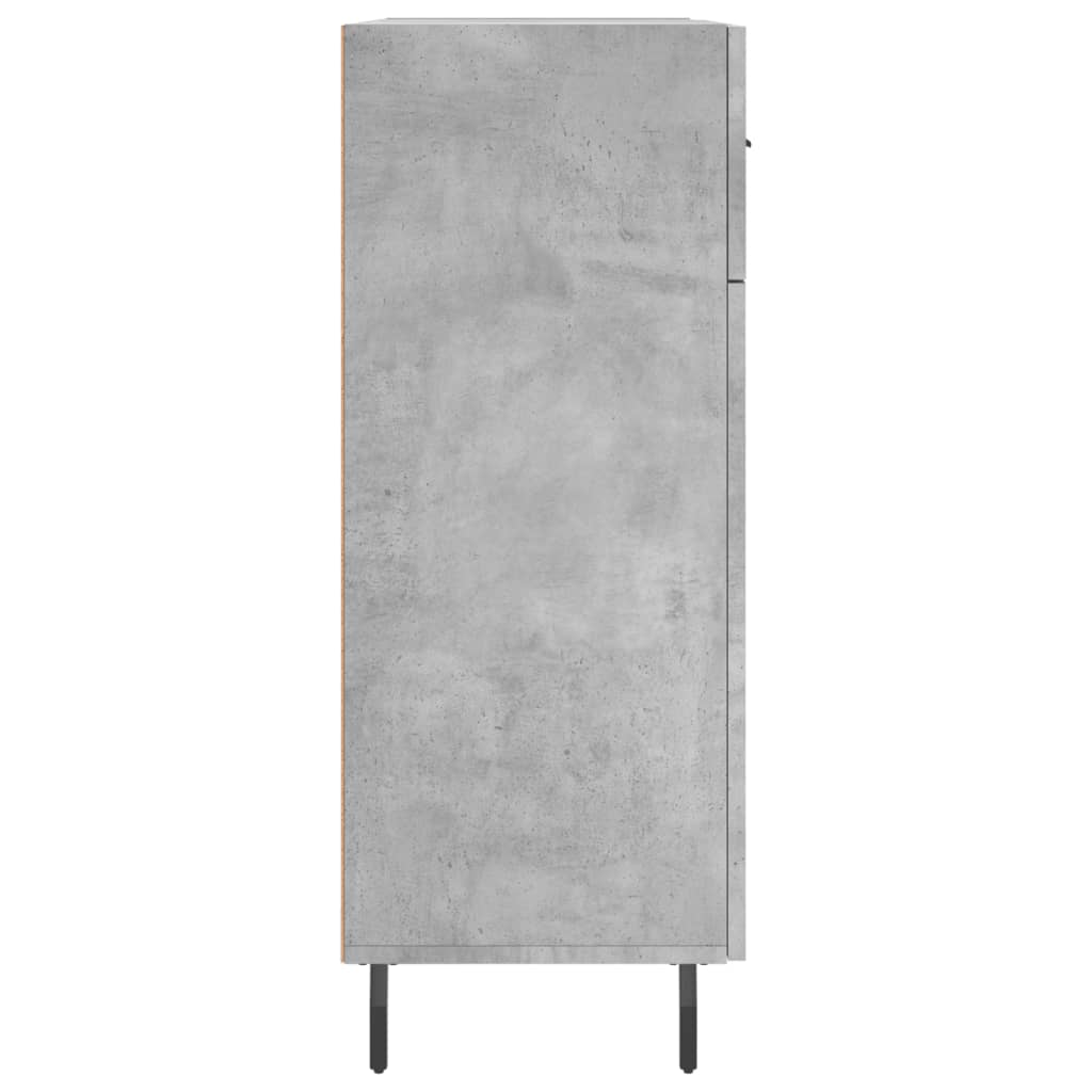 Sideboard Betongrau 69,5x34x90 cm Holzwerkstoff