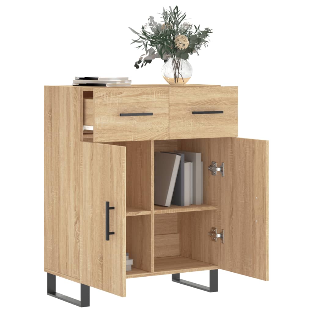 Sideboard Sonoma-Eiche 69,5x34x90 cm Holzwerkstoff
