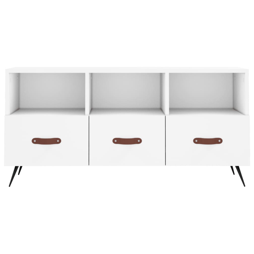TV-Schrank Weiß 102x36x50 cm Holzwerkstoff