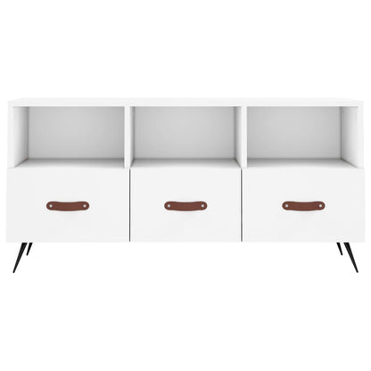 TV-Schrank Weiß 102x36x50 cm Holzwerkstoff