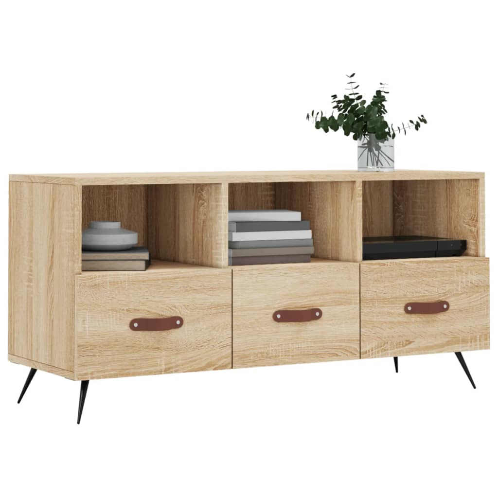 Tv-møbel Sonoma eg 102x36x50 cm træmateriale