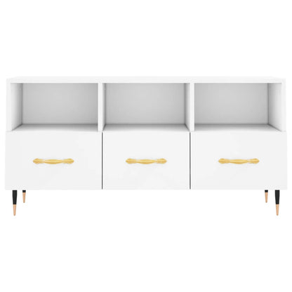 TV-Schrank Weiß 102x36x50 cm Holzwerkstoff