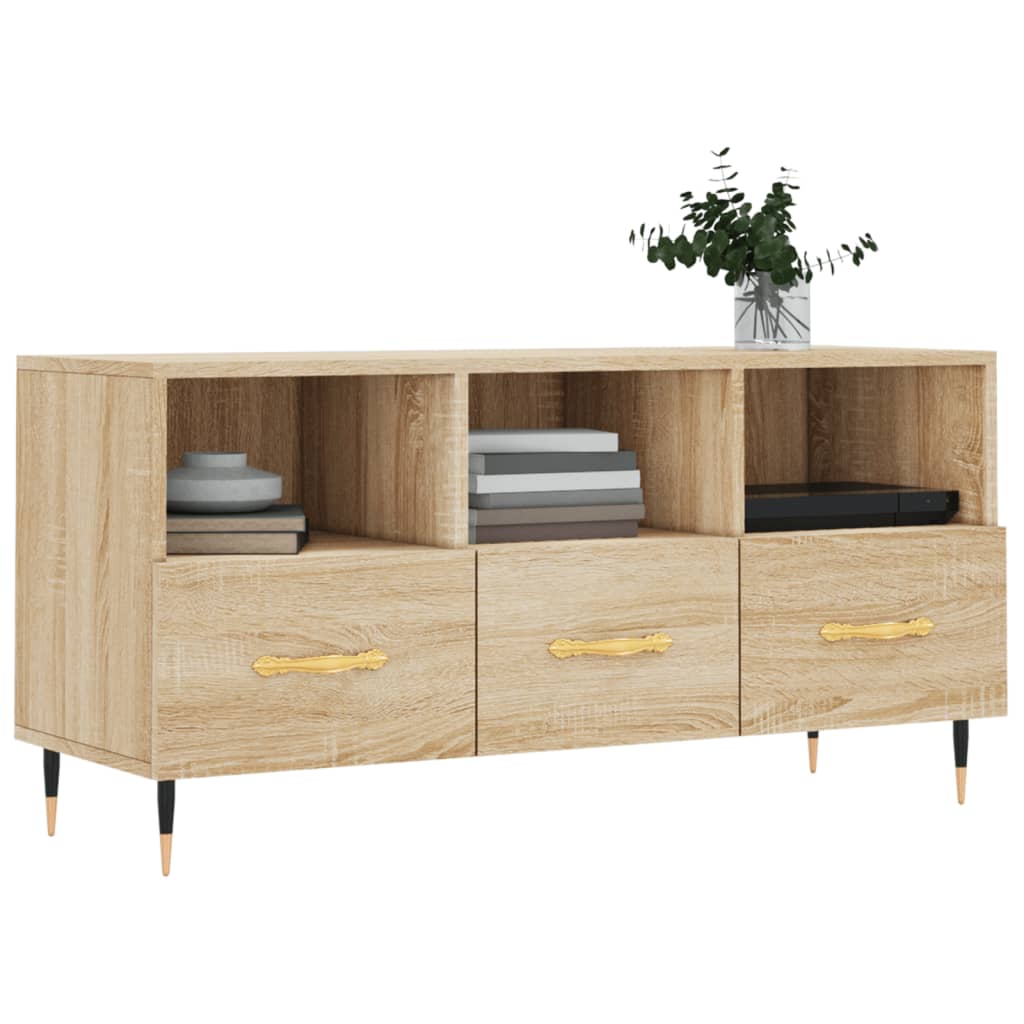 Tv-møbel Sonoma eg 102x36x50 cm træmateriale