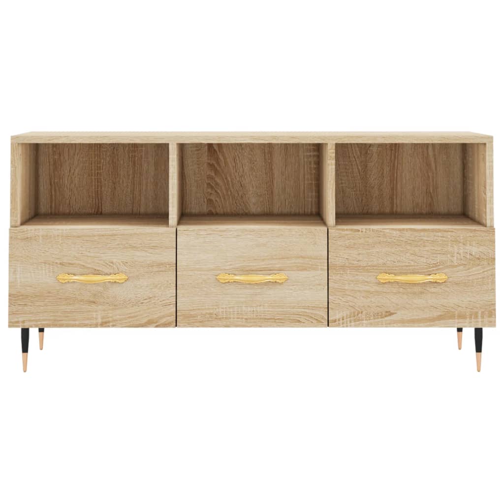 Tv-møbel Sonoma eg 102x36x50 cm træmateriale