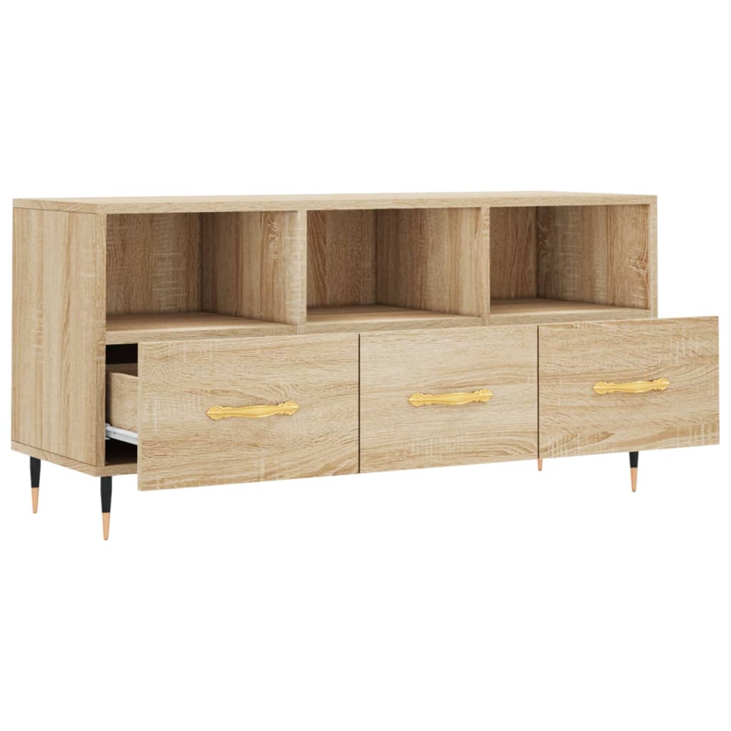 Tv-møbel Sonoma eg 102x36x50 cm træmateriale