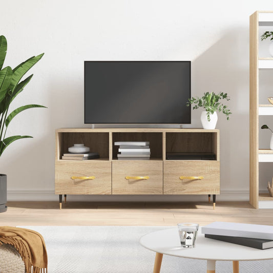 Tv-møbel Sonoma eg 102x36x50 cm træmateriale