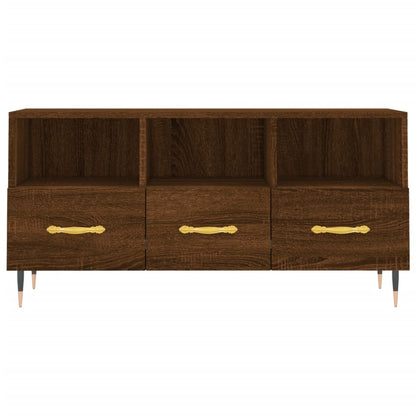TV-Schrank Braun Eichen-Optik 102x36x50 cm Holzwerkstoff