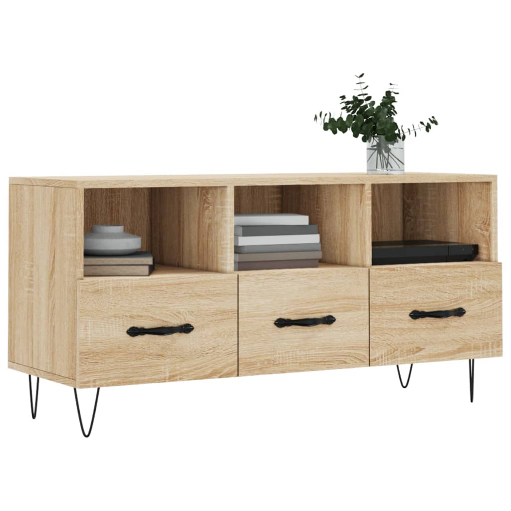 Tv-møbel Sonoma eg 102x36x50 cm træmateriale