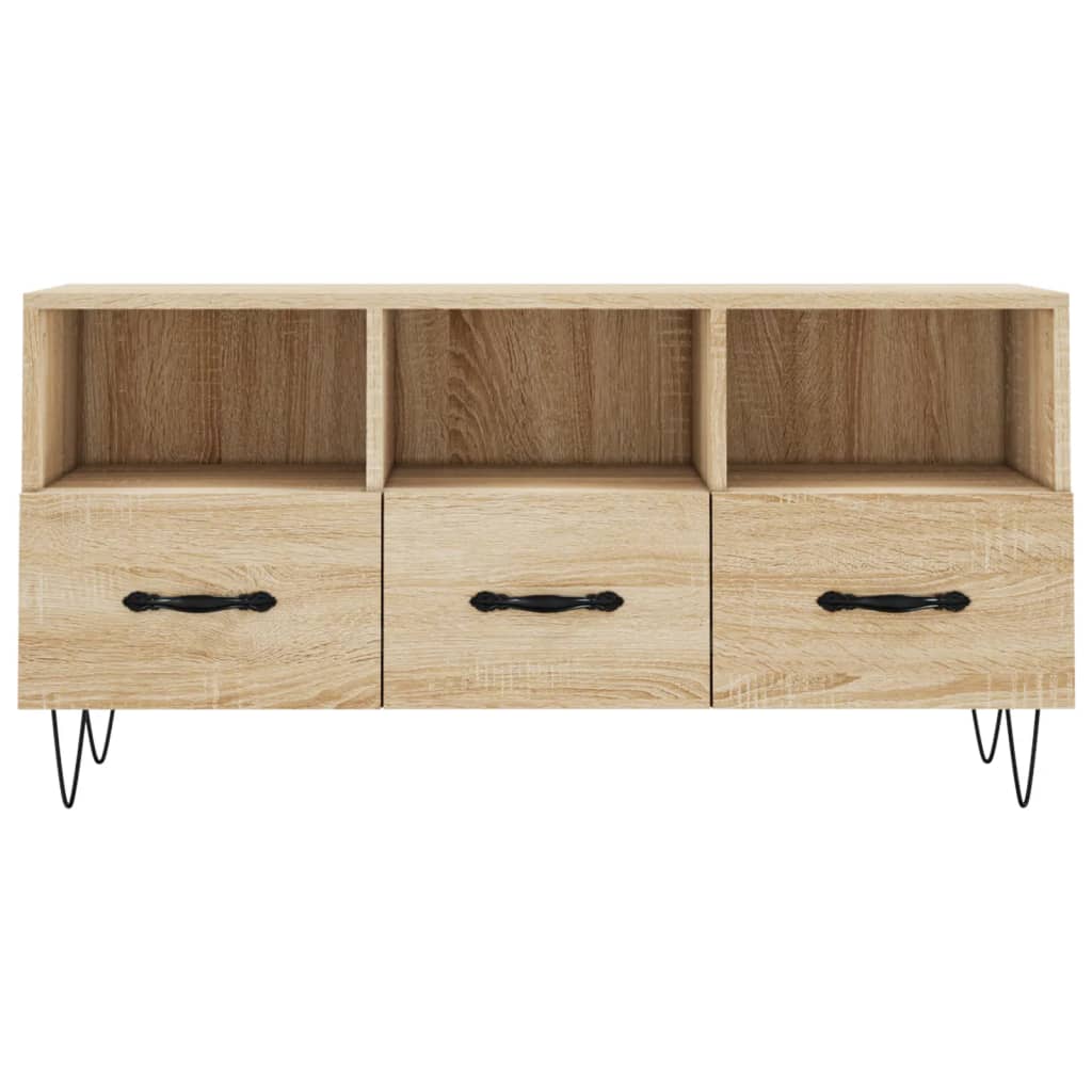 Tv-møbel Sonoma eg 102x36x50 cm træmateriale