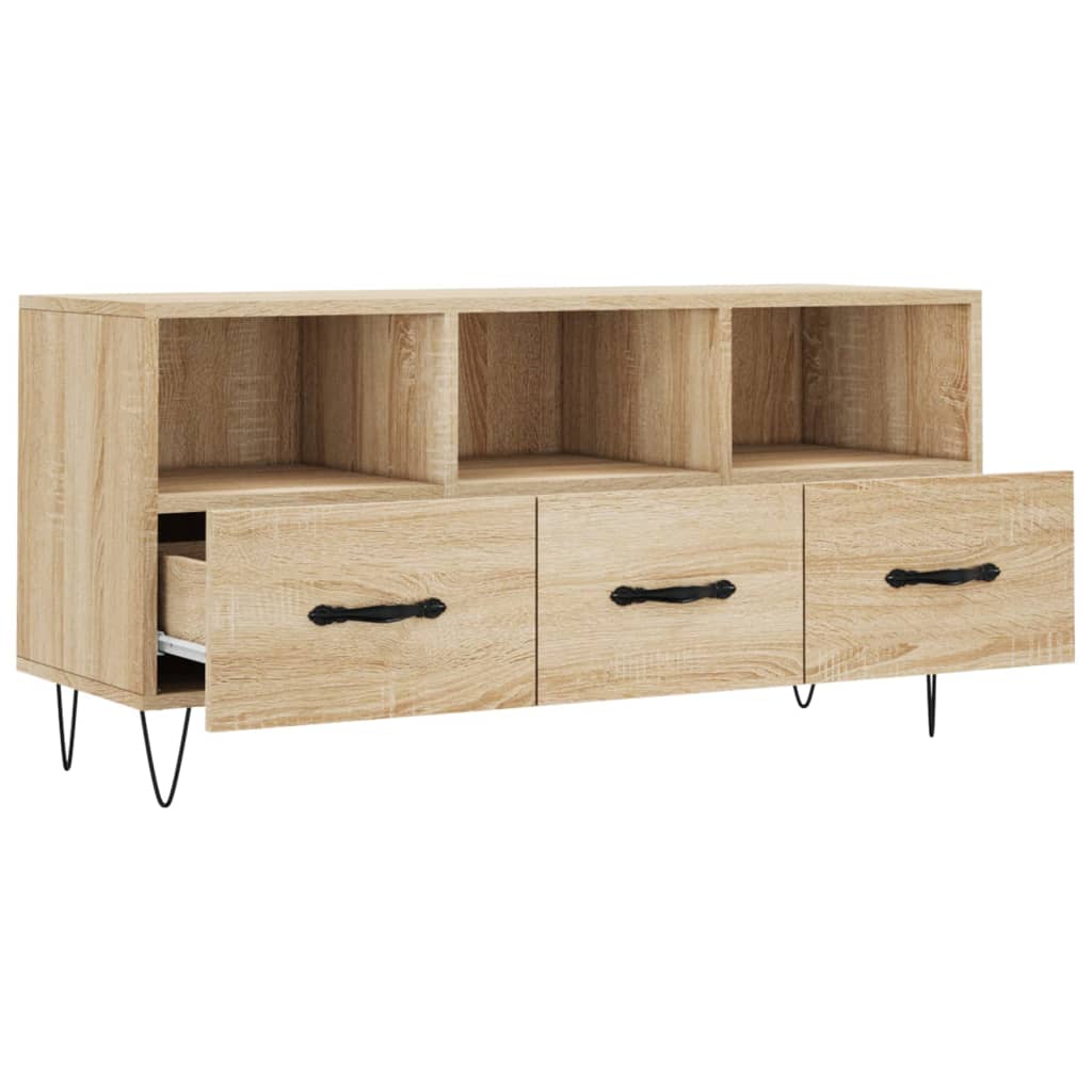 Tv-møbel Sonoma eg 102x36x50 cm træmateriale