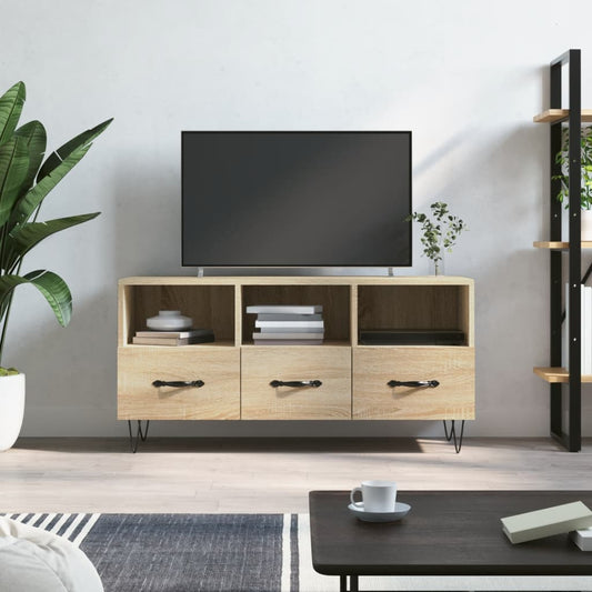 Tv-møbel Sonoma eg 102x36x50 cm træmateriale