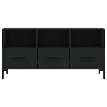 TV-skab Sort 102x36x50 cm Træ Materiale
