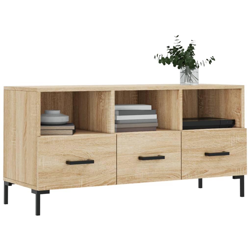 Tv-møbel Sonoma eg 102x36x50 cm træmateriale