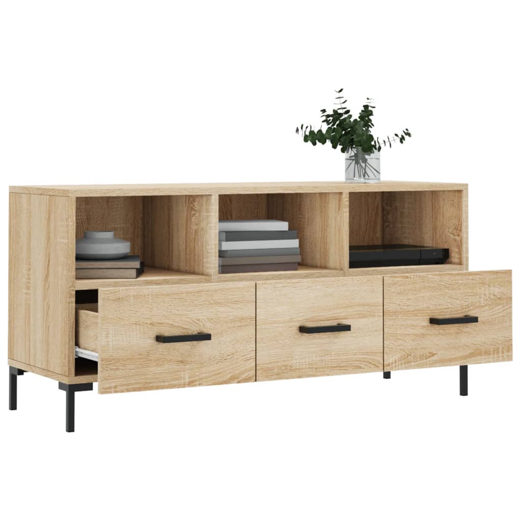 Tv-møbel Sonoma eg 102x36x50 cm træmateriale