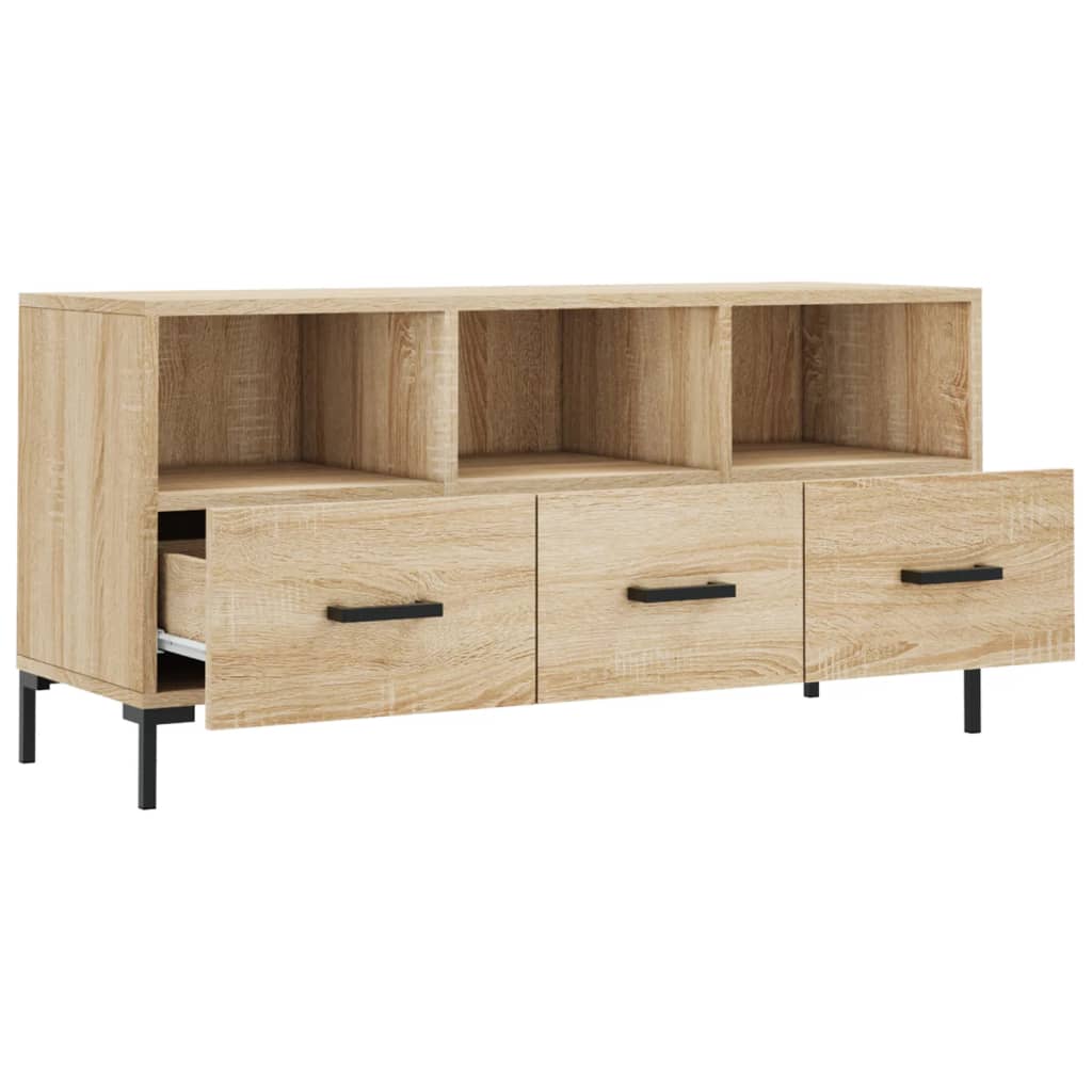 Tv-møbel Sonoma eg 102x36x50 cm træmateriale
