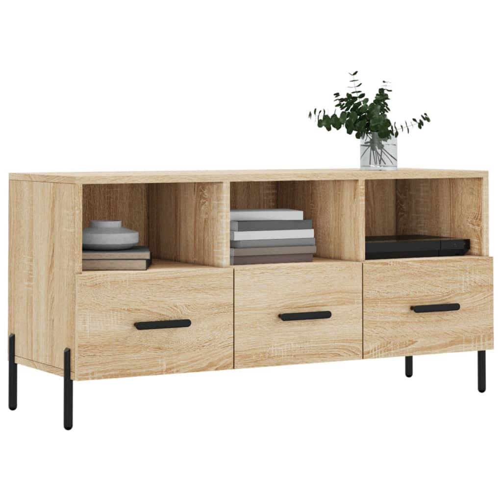 Tv-møbel Sonoma eg 102x36x50 cm træmateriale