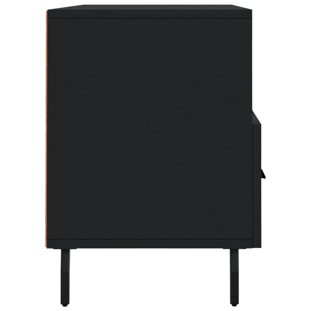 TV-skab Sort 102x36x50 cm Træ Materiale