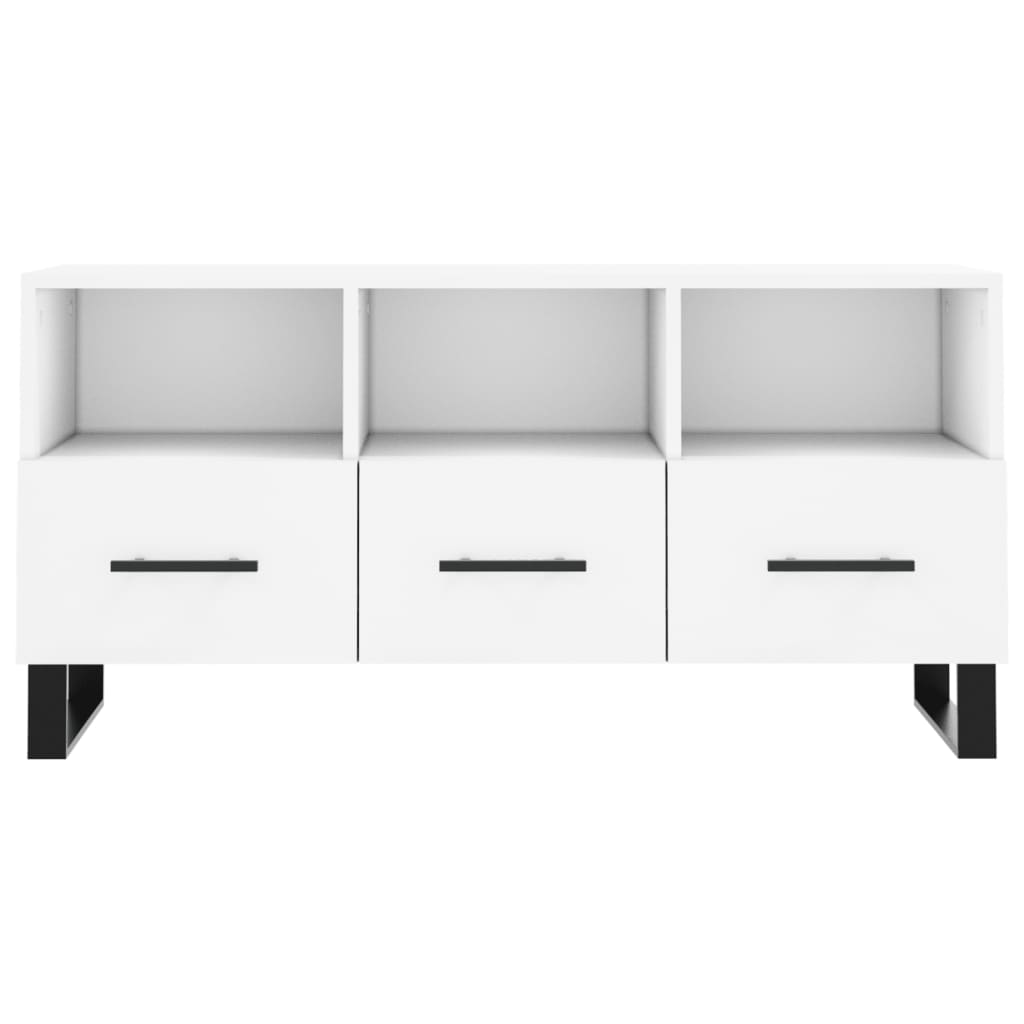 TV-Schrank Weiß 102x36x50 cm Holzwerkstoff