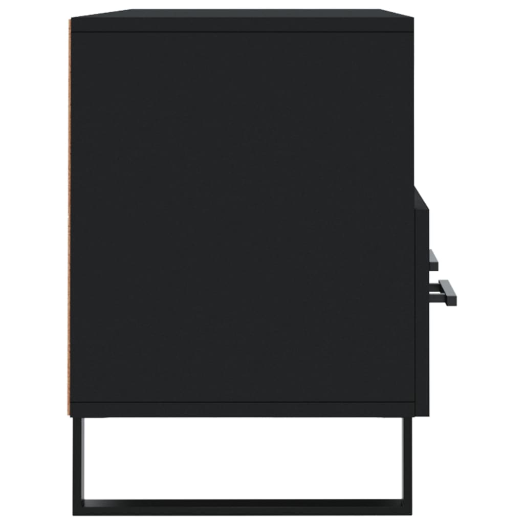 TV-skab Sort 102x36x50 cm Træ Materiale