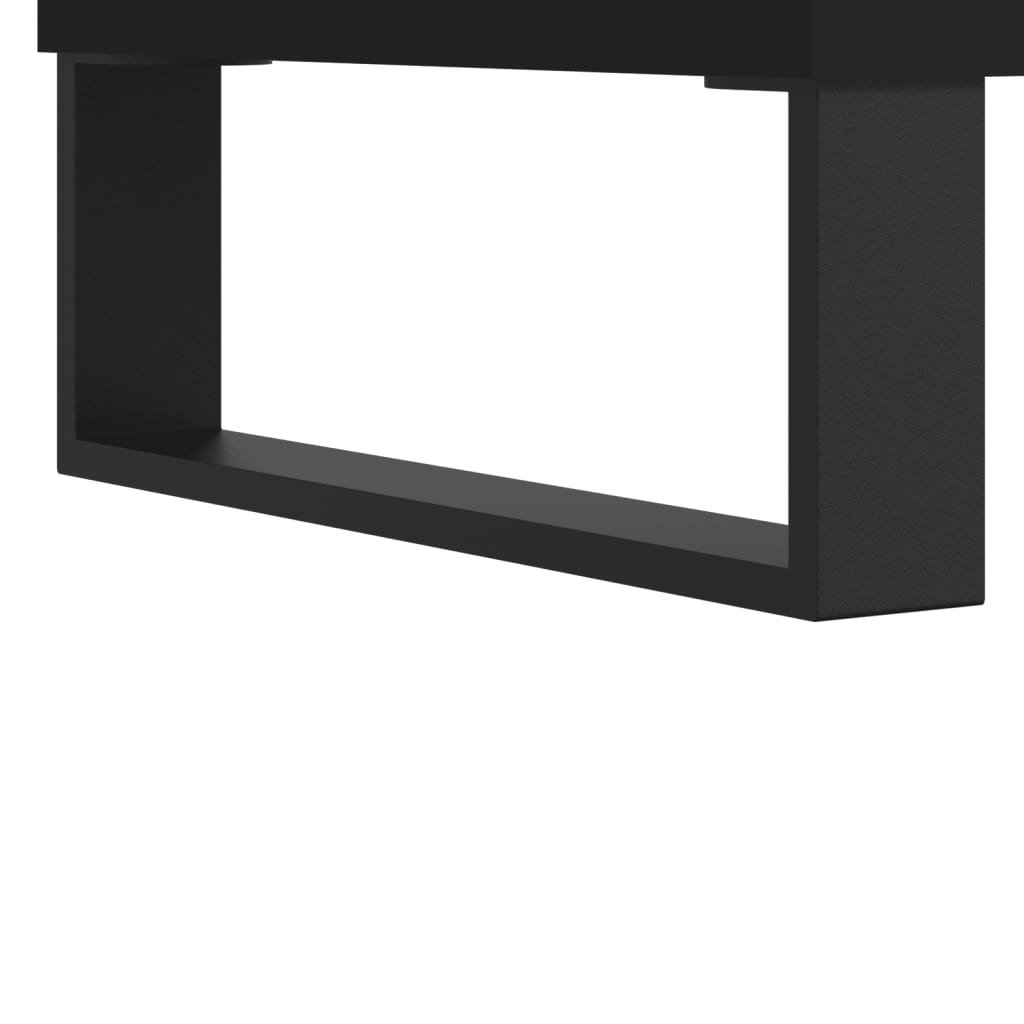 TV-skab Sort 102x36x50 cm Træ Materiale
