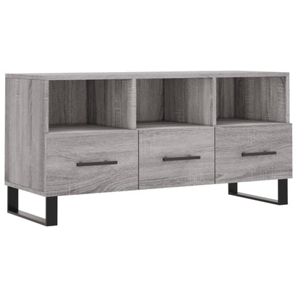 TV-skab Grå Sonoma 102x36x50 cm Træ Materiale