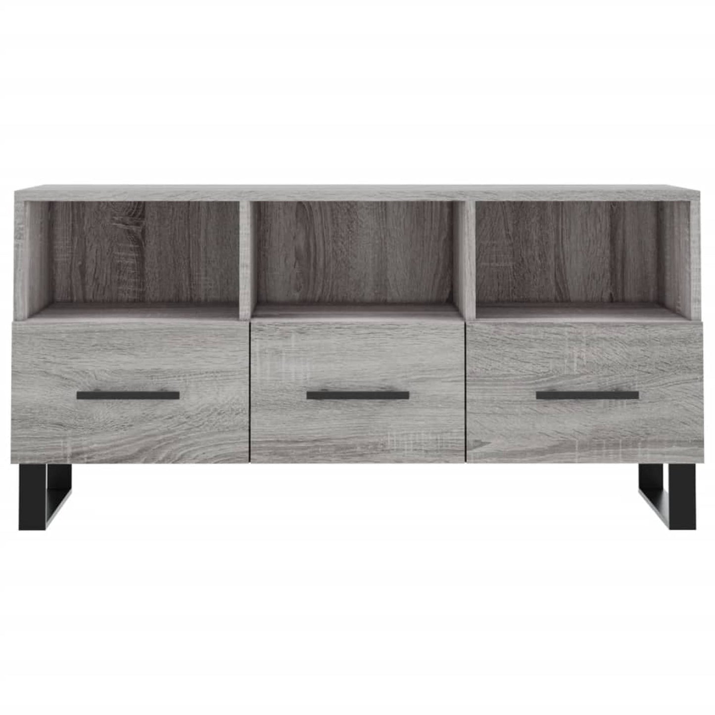 TV-skab Grå Sonoma 102x36x50 cm Træ Materiale