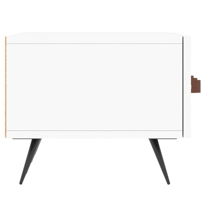 TV-skab Hvid 150x36x30 cm Træ Materiale
