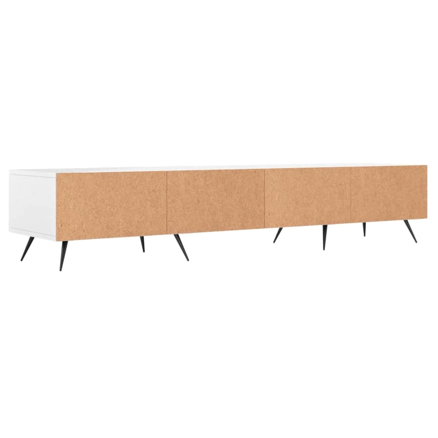 TV-skab Hvid 150x36x30 cm Træ Materiale