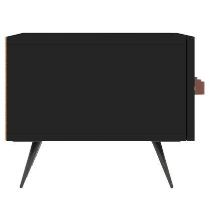 TV-skab Sort 150x36x30 cm Træ Materiale