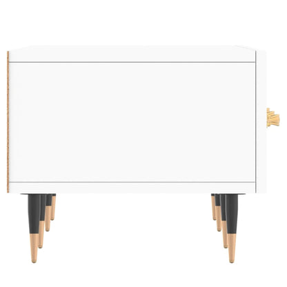 TV-skab Hvid 150x36x30 cm Træ Materiale