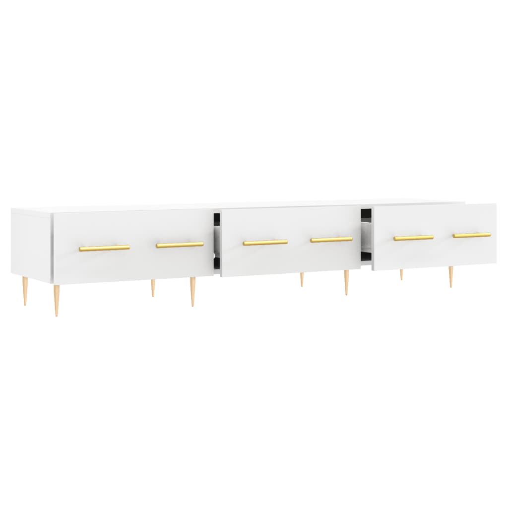 TV-Schrank Weiß 150x36x30 cm Holzwerkstoff
