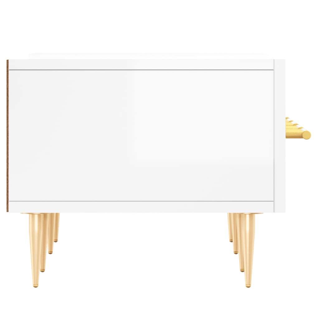 TV-Schrank Hochglanz-Weiß 150x36x30 cm Holzwerkstoff