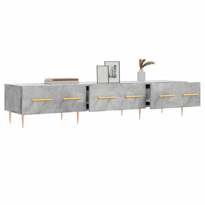 TV-Schrank Betongrau 150x36x30 cm Holzwerkstoff