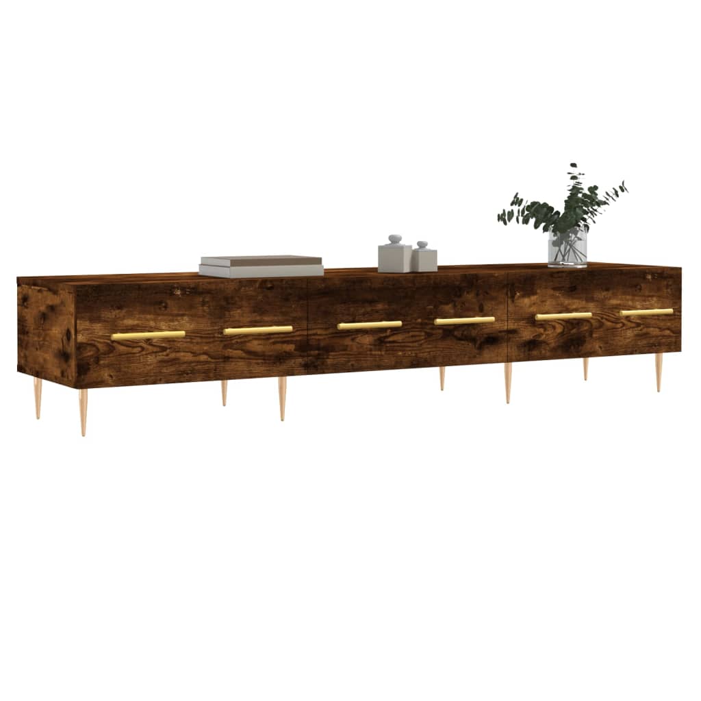 TV-Schrank Räuchereiche 150x36x30 cm Holzwerkstoff