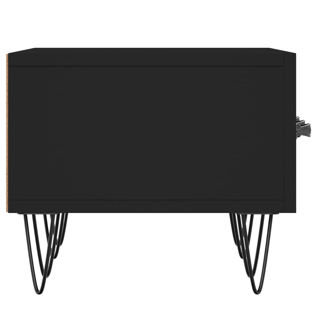 TV-skab Sort 150x36x30 cm Træ Materiale