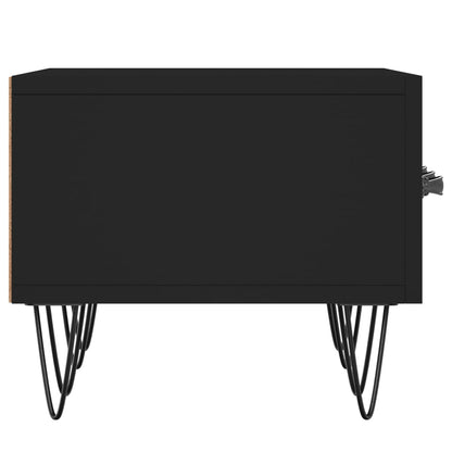 TV-skab Sort 150x36x30 cm Træ Materiale
