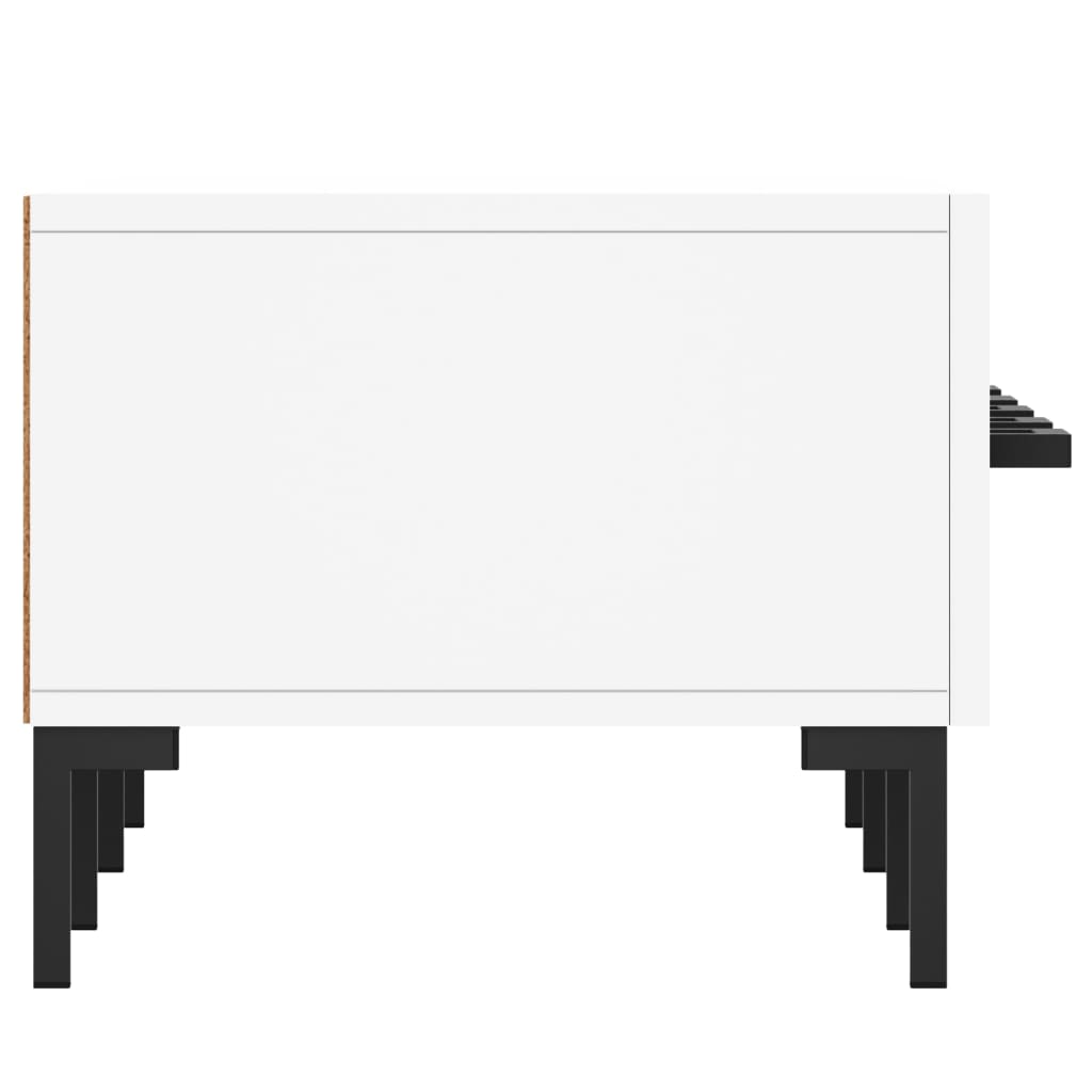 TV-skab Hvid 150x36x30 cm Træ Materiale