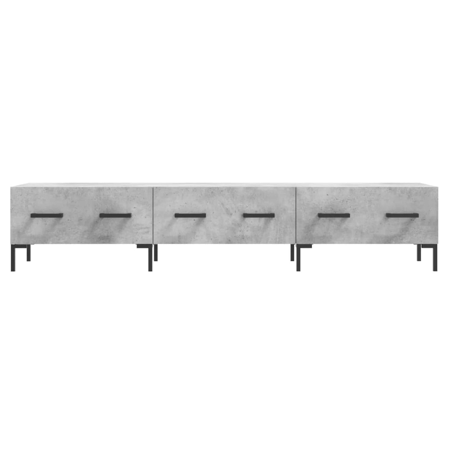 TV-Schrank Betongrau 150x36x30 cm Holzwerkstoff