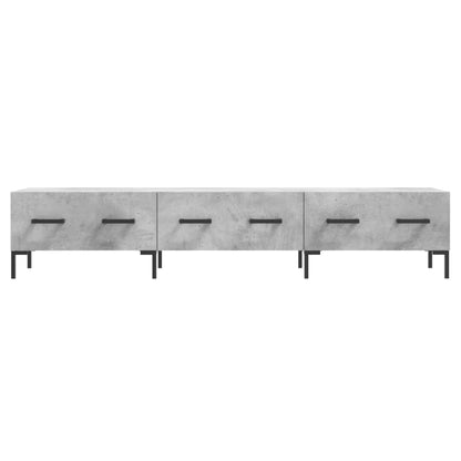TV-Schrank Betongrau 150x36x30 cm Holzwerkstoff