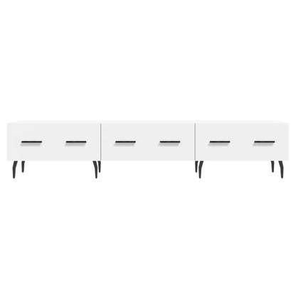 TV-skab Hvid 150x36x30 cm Træ Materiale