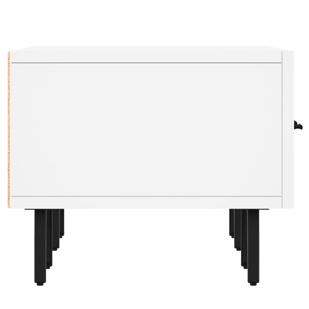 TV-skab Hvid 150x36x30 cm Træ Materiale