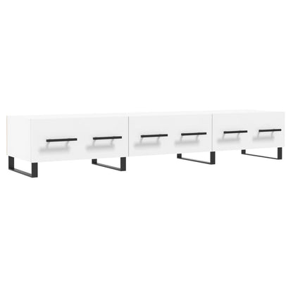 TV-skab Hvid 150x36x30 cm Træ Materiale
