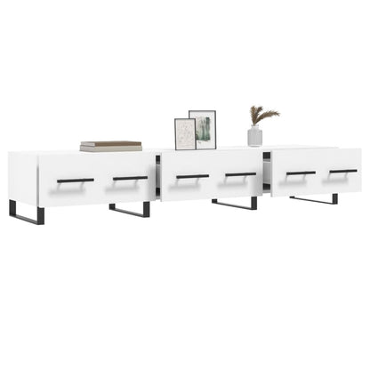 TV-skab Hvid 150x36x30 cm Træ Materiale