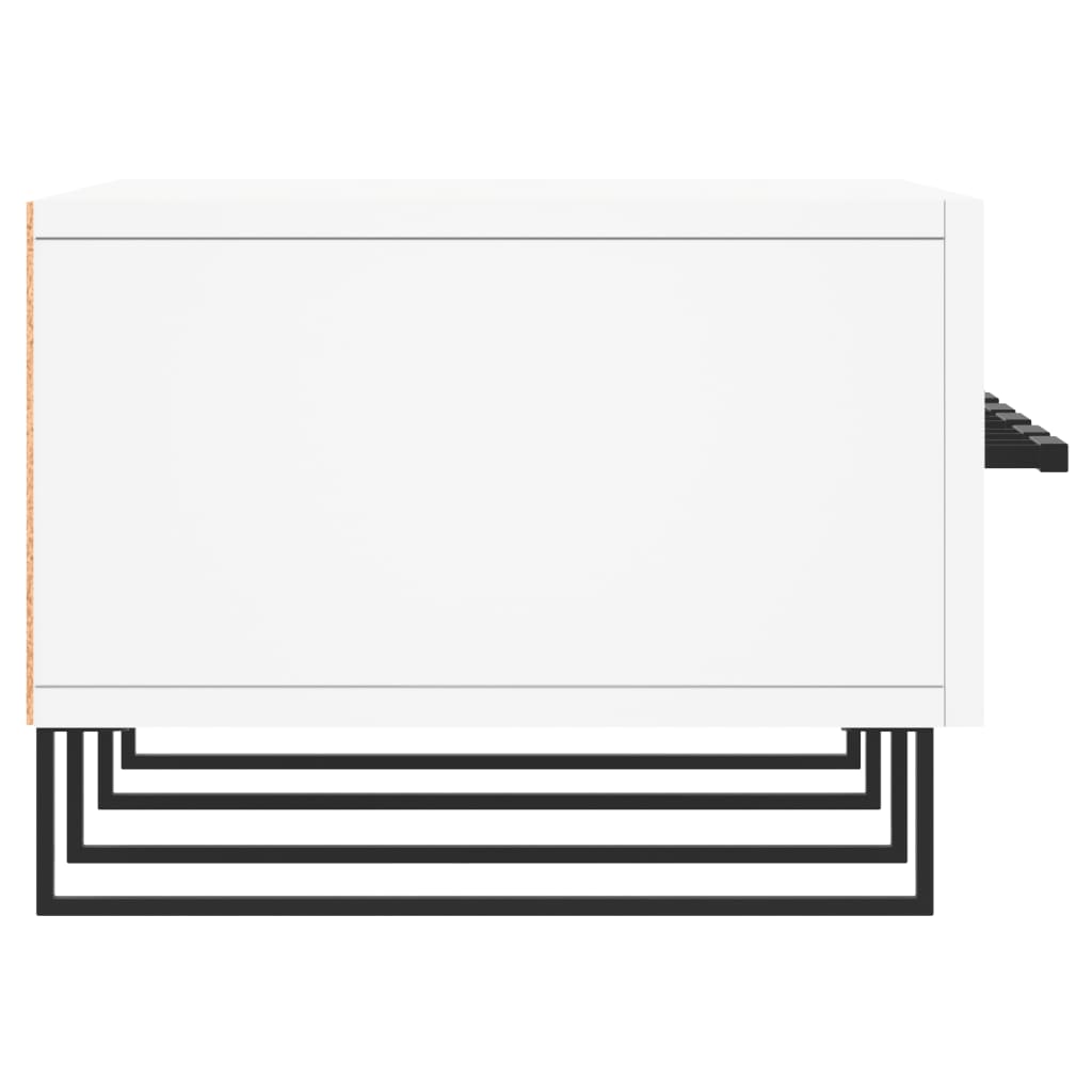TV-skab Hvid 150x36x30 cm Træ Materiale