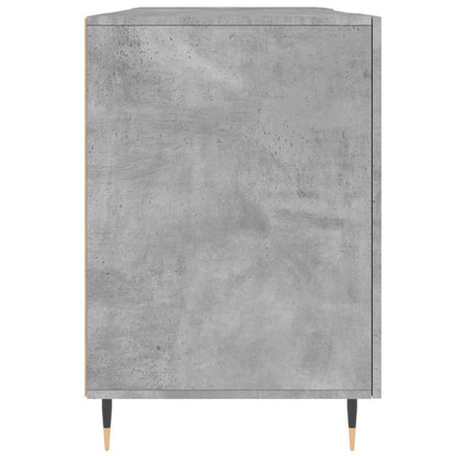 Schreibtisch Betongrau 140x50x75 cm Holzwerkstoff