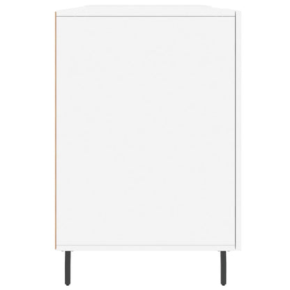 Schreibtisch Weiß 140x50x75 cm Holzwerkstoff