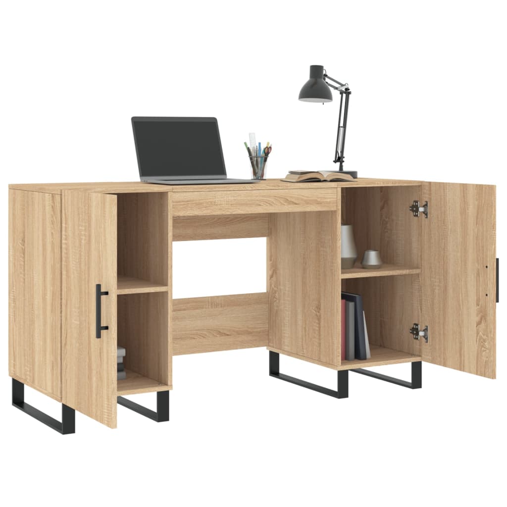 Schreibtisch Sonoma-Eiche 140x50x75 cm Holzwerkstoff