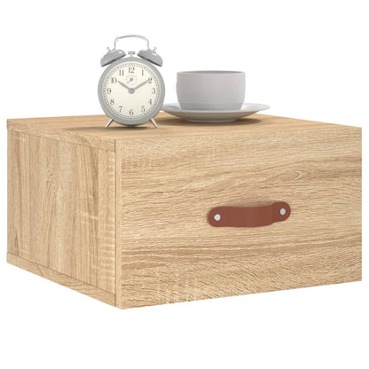 Wand-Nachttisch Sonoma-Eiche 35x35x20 cm