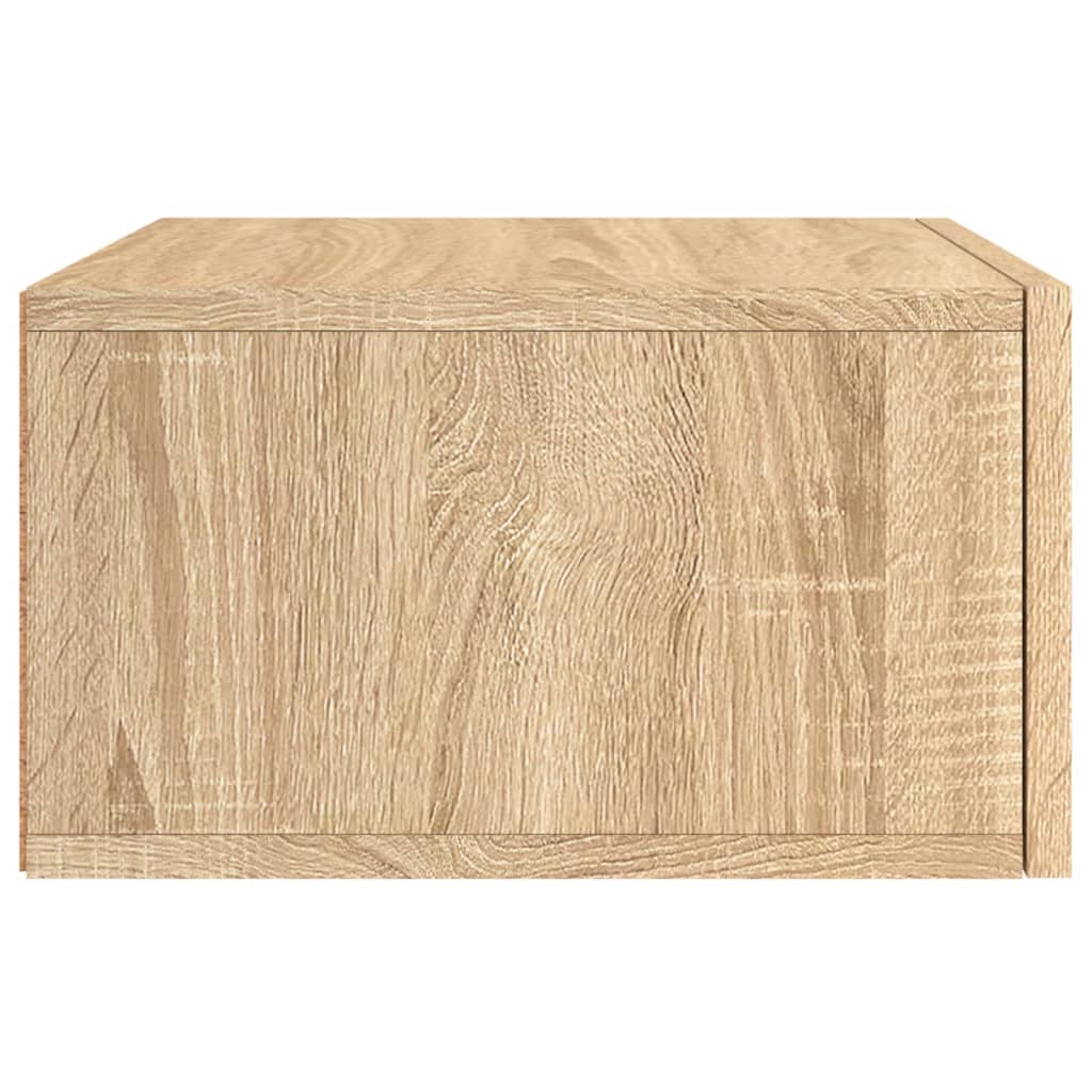 Wand-Nachttisch Sonoma-Eiche 35x35x20 cm
