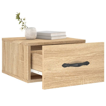 Wand-Nachttisch Sonoma-Eiche 35x35x20 cm